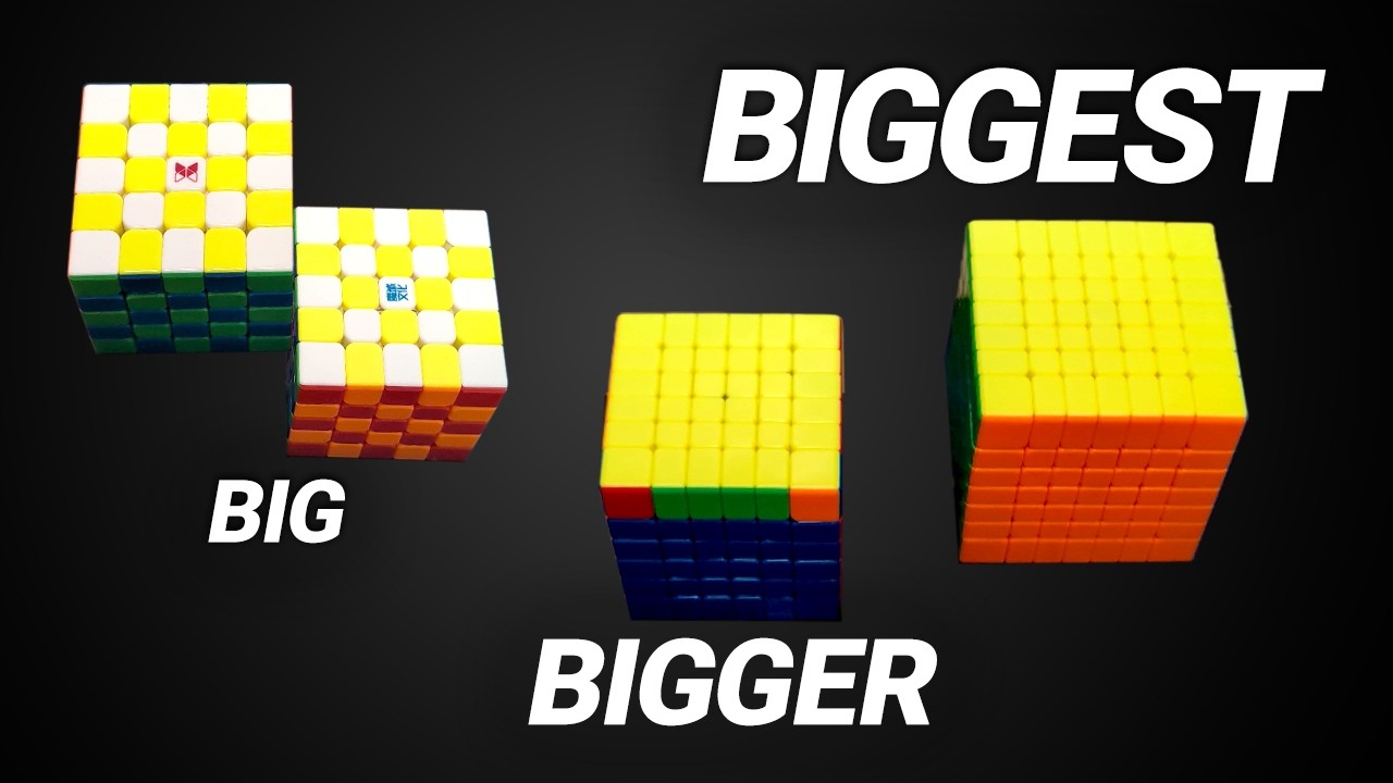5x5, 6x6 and 7x7 big speedcube review | NSW Side State Championship 2025 Speedcubing Australia