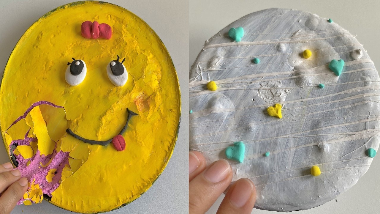 Stress Relief ASMR: Satisfying Clay Peeling for Mental Reset 😌