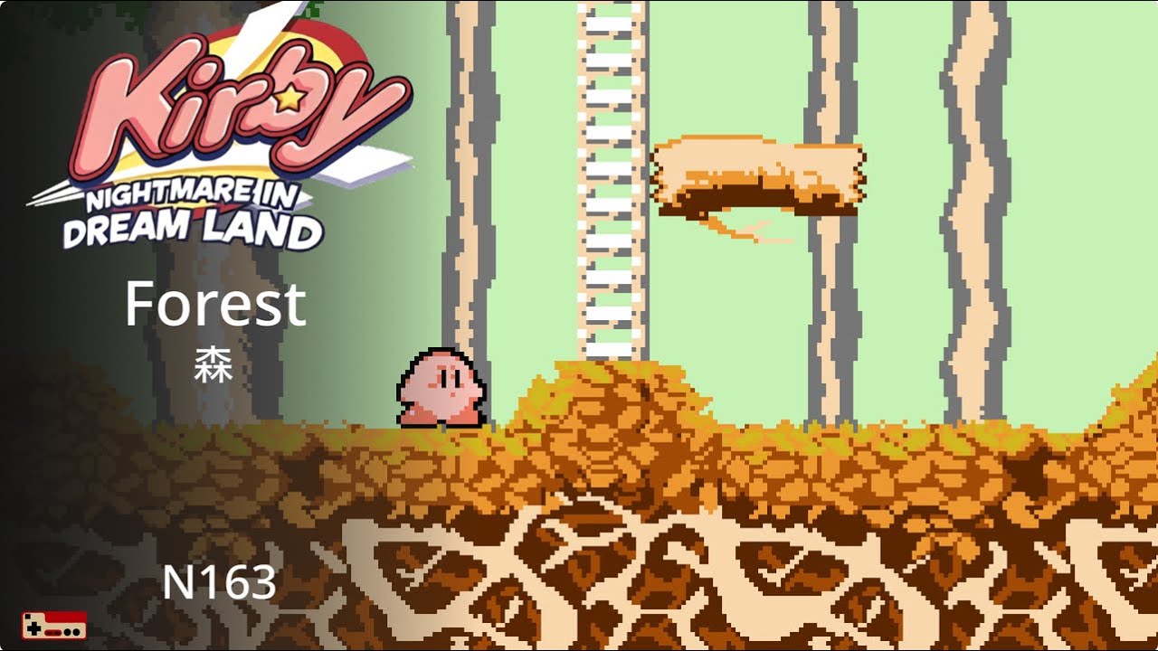 【Arrangement】Kirby: Nightmare in Dream Land - Forest Stage (FamiStudio 4-N163)