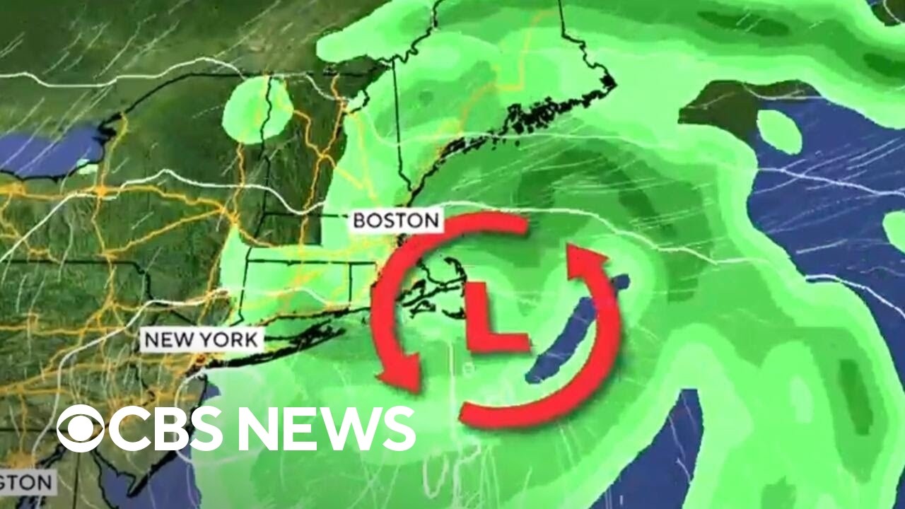Storm system over East Coast to strengthen into nor'easter, National Weather Service warns