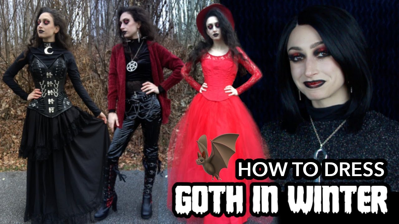 HOW TO DRESS GOTH IN WINTER ❄️ OUTFIT IDEAS