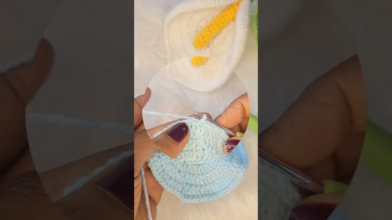 #calla lily#🌷🌷🌷#diy #crochet #crafts #handmadecrochet # how ti make calla lily in crochet#shortvid..