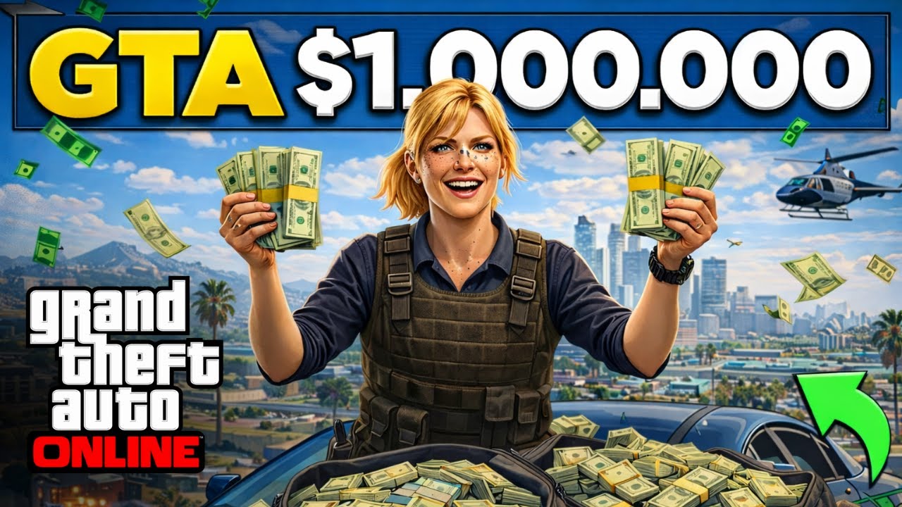 1 MILHÃO EM 15 MINUTOS NO GTA ONLINE #28 MÉTODO ABSURDO!
