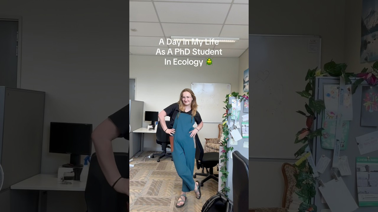 Come to grad school with me today! #phd #gradschool #thesis #ecology
