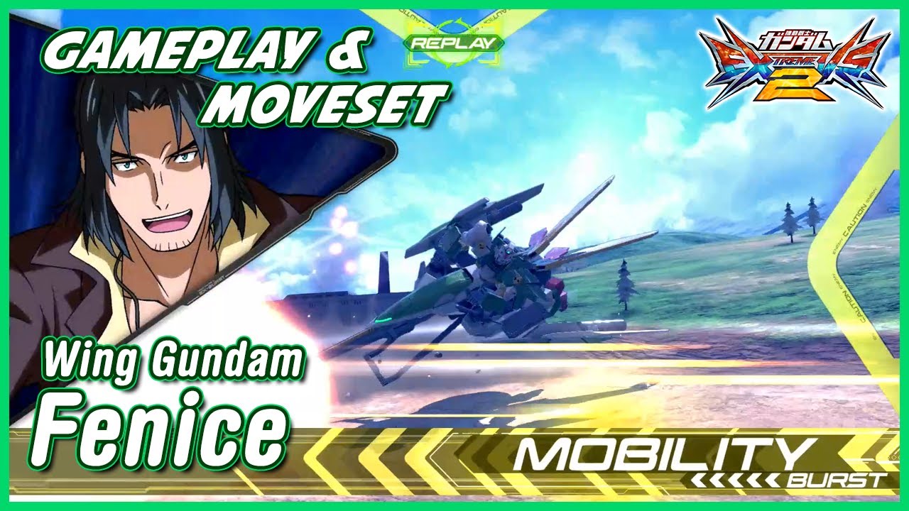 EXVS2 - Wing Gundam Fenice Gameplay & Moveset