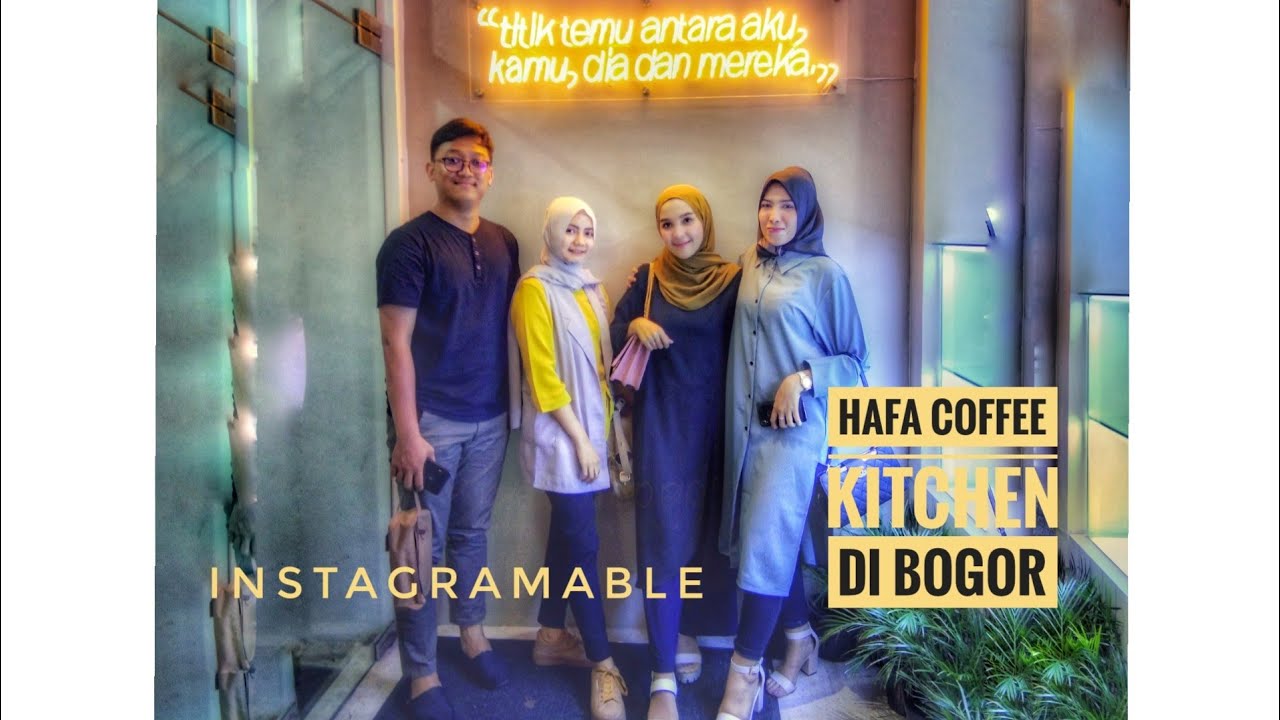 NONGKRONG ASIK di BOGOR HAFA COFFEE KITCHEN #cafebogor #hafacoffeeekitchen #hafacoffee