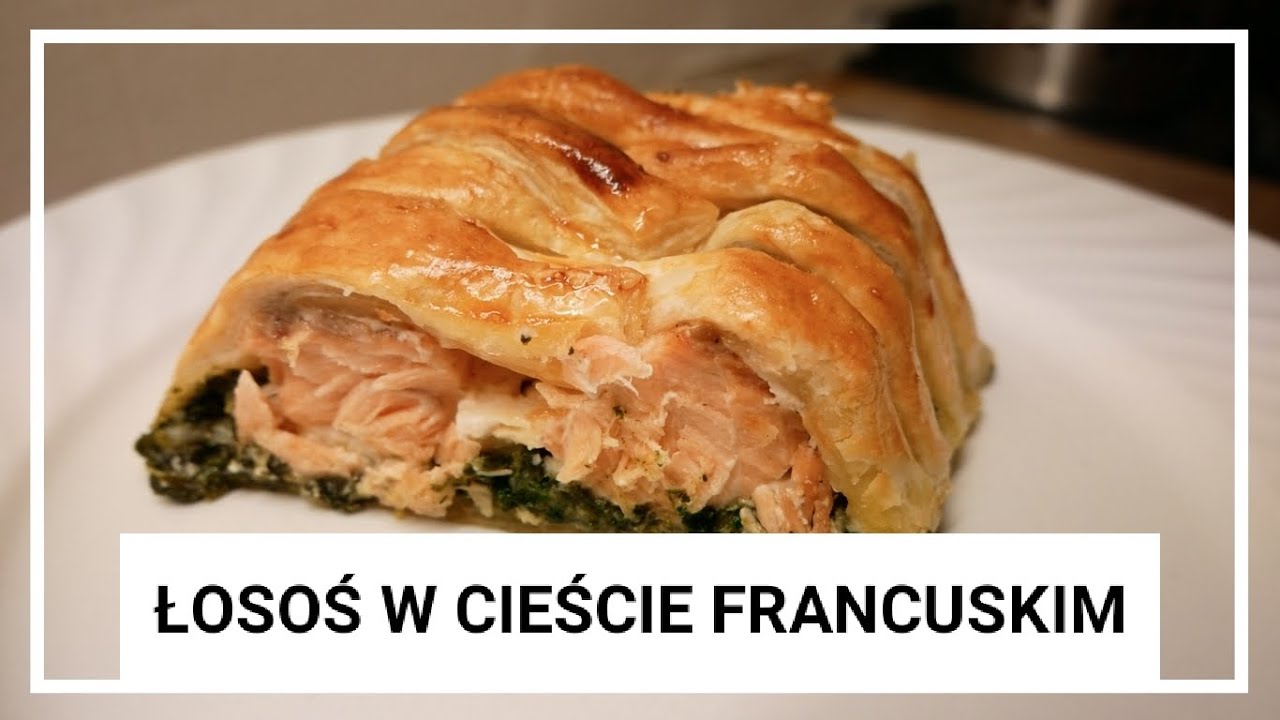 Łosoś w cieście francuskim