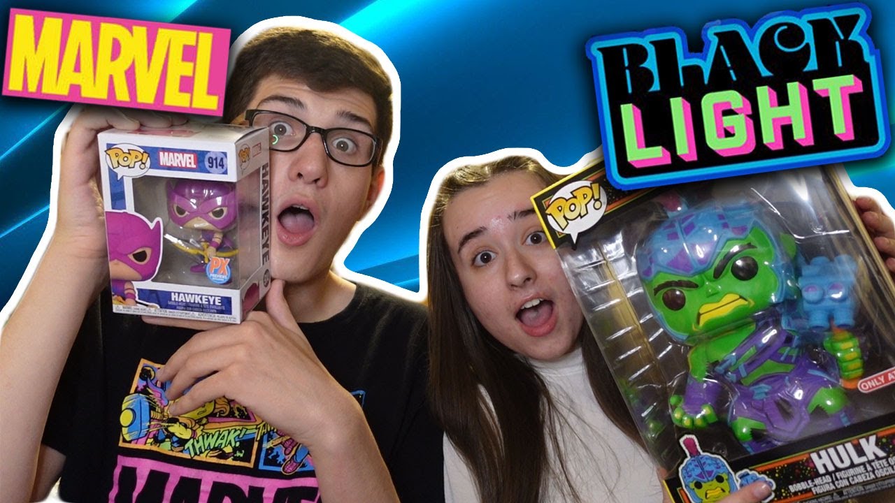 NEW Hawkeye + Blacklight Hulk Funko Pop REVIEW! | Show N' Tell Sunday