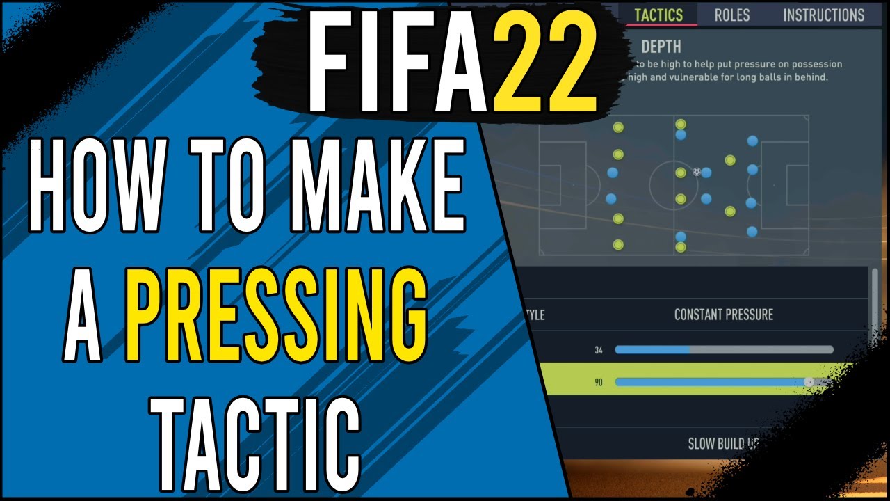 Tips to Make a Successful Gegenpress Tactic in FIFA 22 | Custom Tactics Tutorial