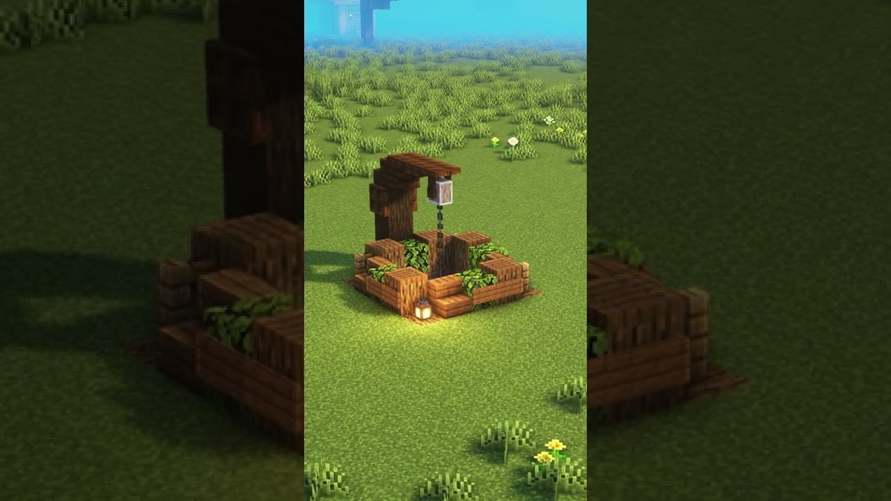 ⛏️ Minecraft Tutorial ::  Natural Village Well