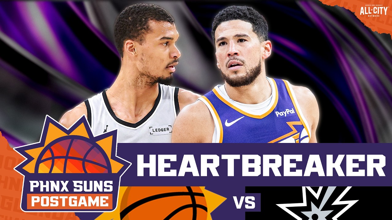 BREAKING: Devin Booker INJURES ANKLE - Wemby CALLS GAME vs Struggling Phoenix Suns