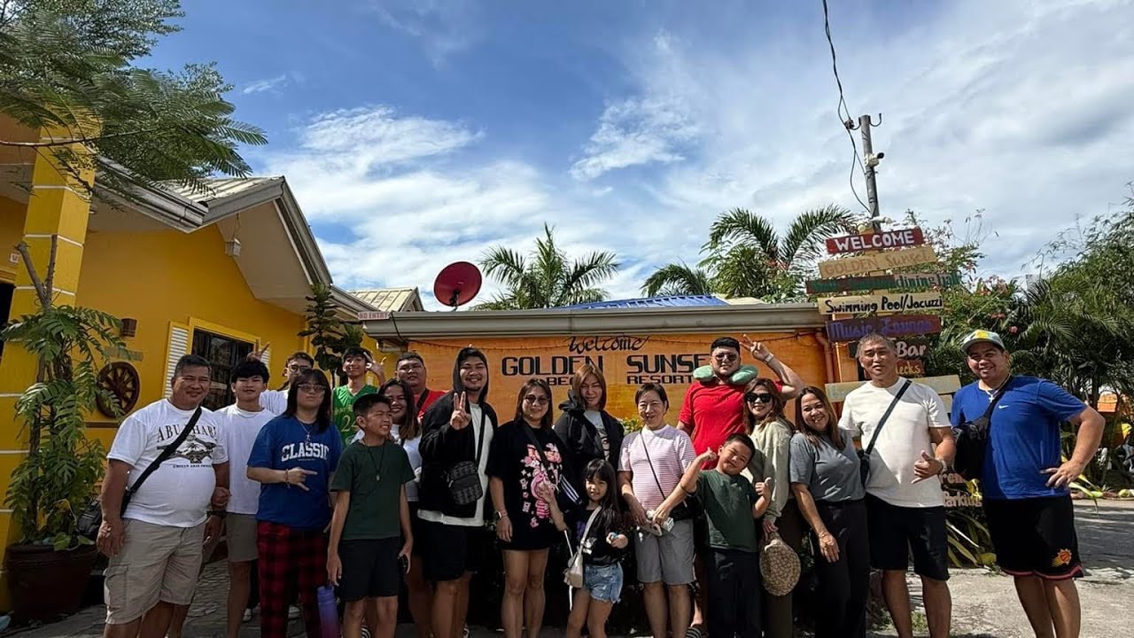 Zambales | GOLDEN SUNSET BEACH RESORT| Cabangan Zambales| First Outing 2025