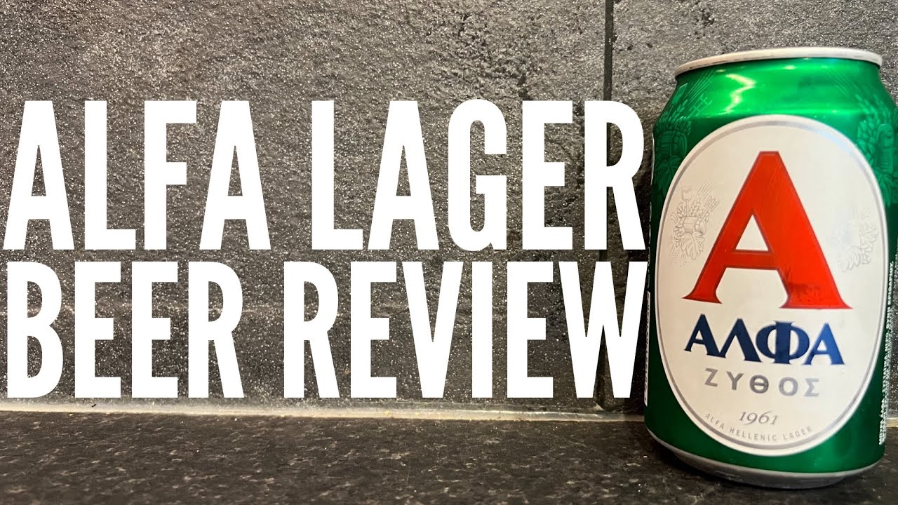 Alfa A&lambda;&phi;&alpha; Lager Beer By Athenian Brewery | Greek Lager Review