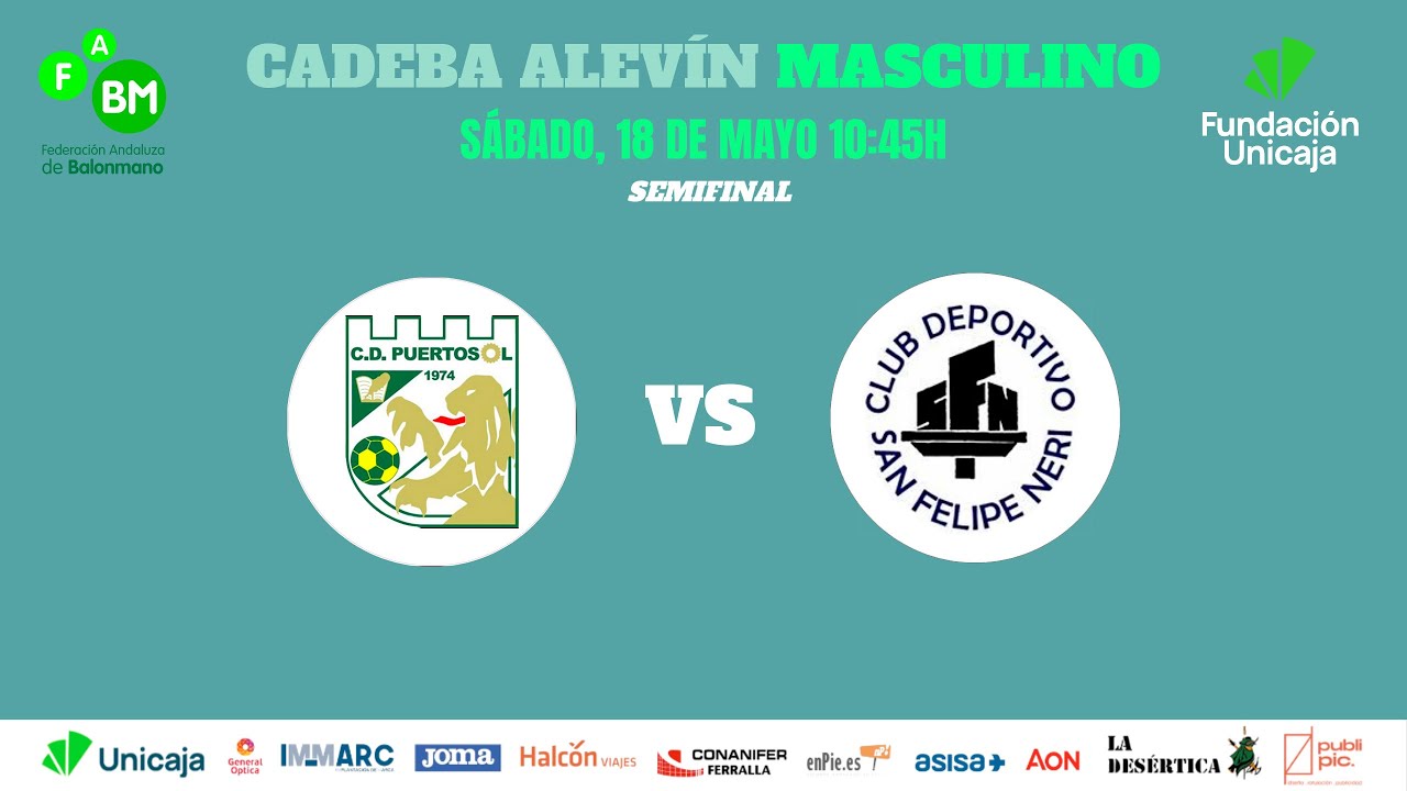 CADEBA ALEVÍN MASCULINO 2024 // SEMIFINAL: PUERTOSOL VS CD SAN FELIPE NERI