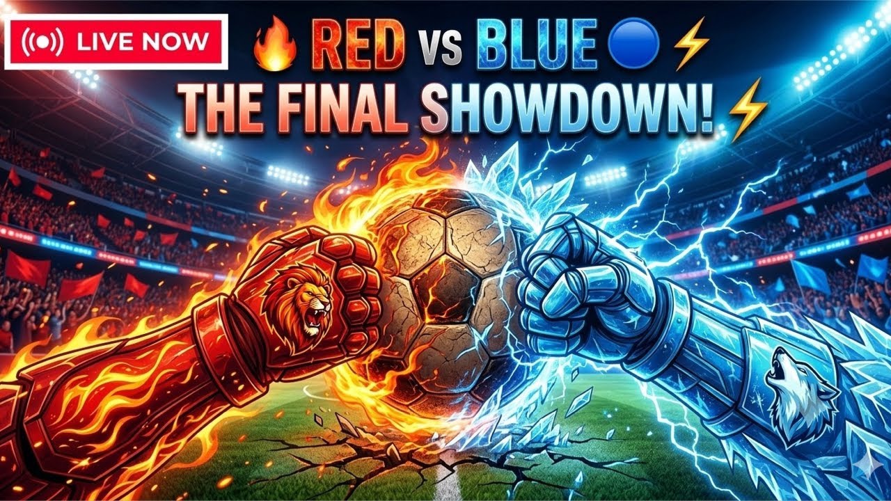 ⚽ Famous Footballers: Neon Solo Battle 🔴vs🔵
