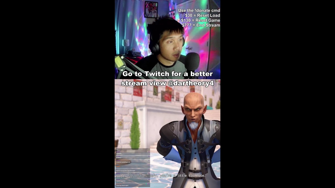 KH3 Critical Mode Run - ReMind DLC - Part 19 | !donate