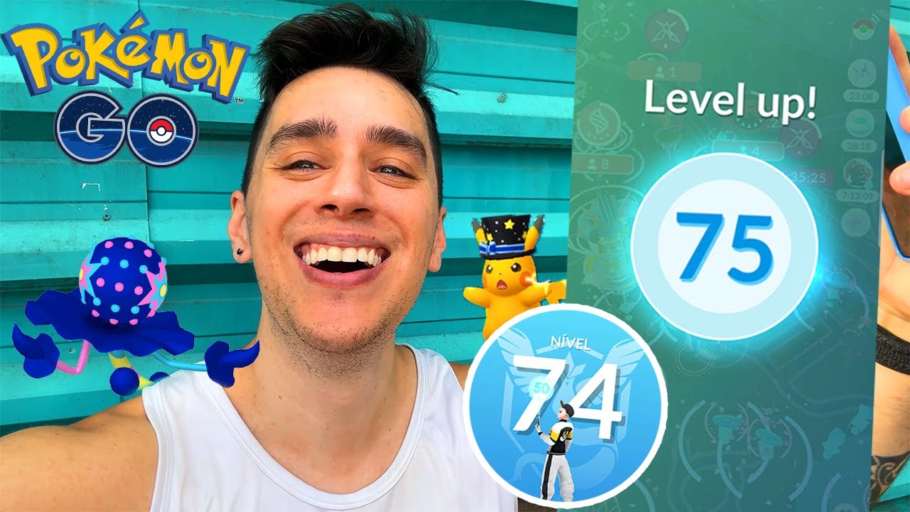 UPAMOS DOIS LEVEIS!! FALTA METADE PARA O LEVEL MÁXIMO!   Pokémon GO