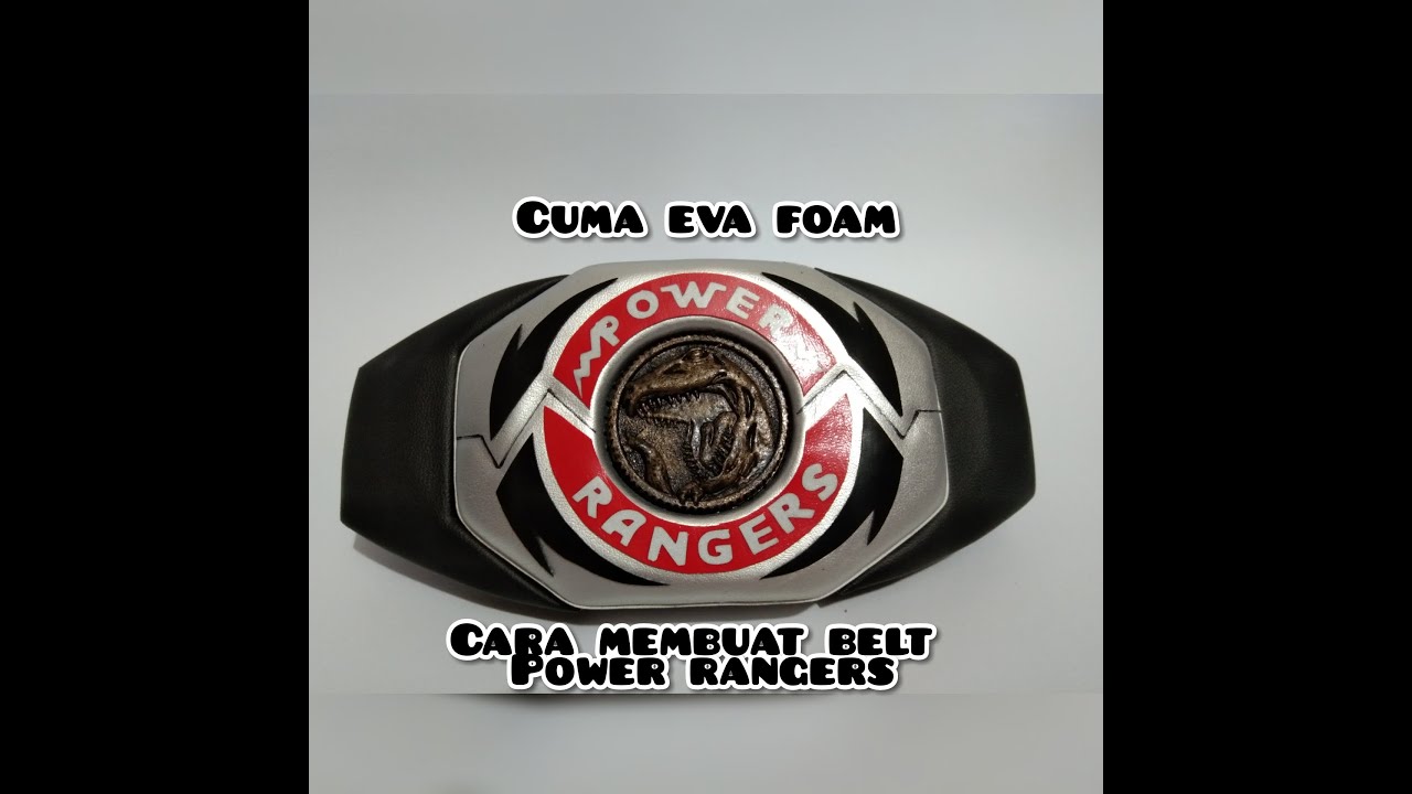 DIY Power Rangers MMPR belt