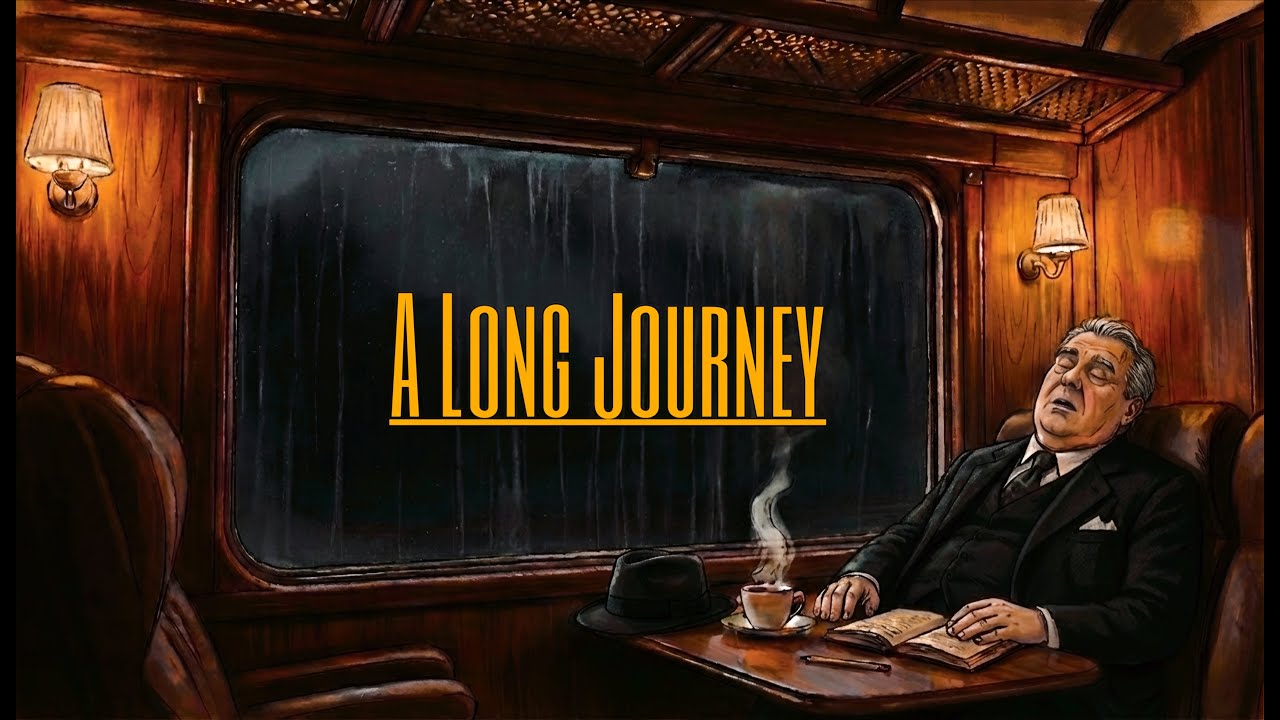 Midnight Jazz Noir on a Rainy Train | Vintage Jazz for Relaxing, Working, Studying & Late Night Mood