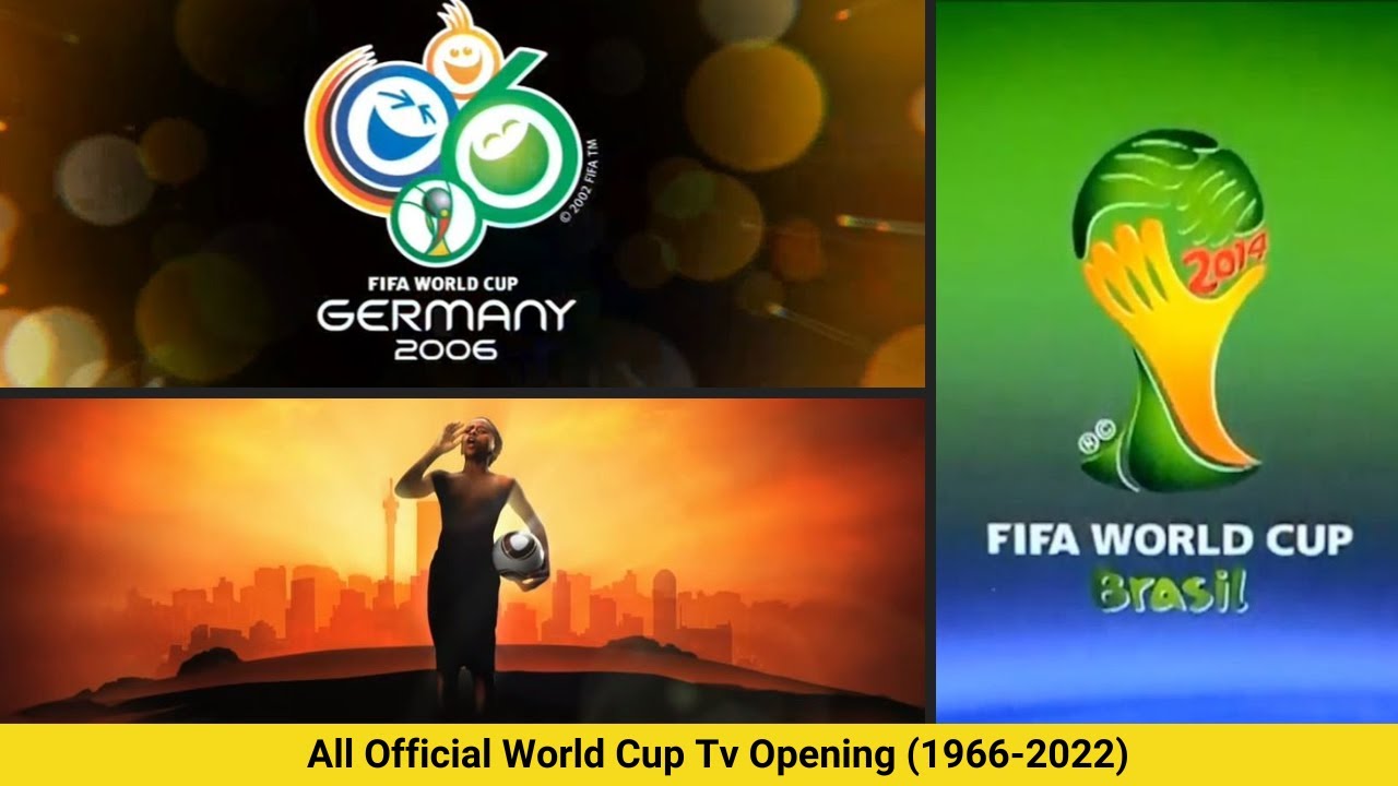 Todas as Aberturas da Copa do Mundo (1966-2022) | All Fifa World Cup Official Tv Opening