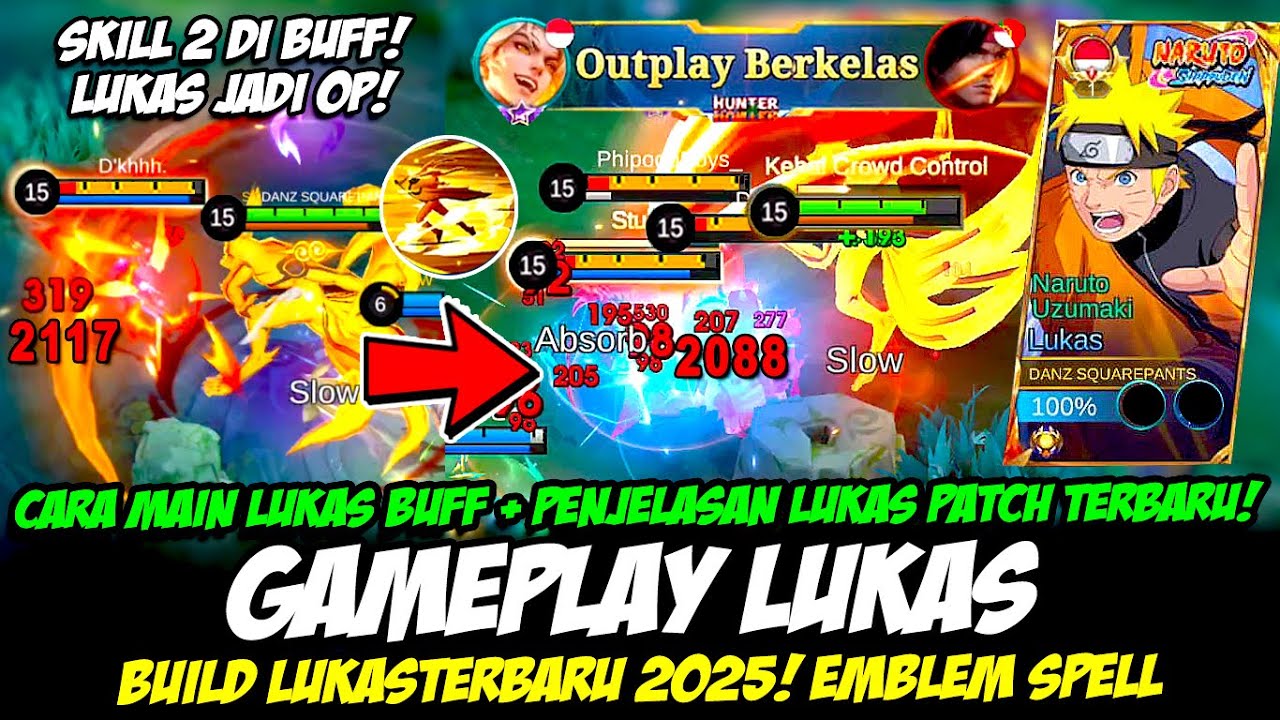 CARA MAIN LUKAS BUFF + TIPS LUKAS SEASON 39❗BUILD LUKAS TERBARU 2025❗GAMEPLAY LUKAS TOP GLOBAL
