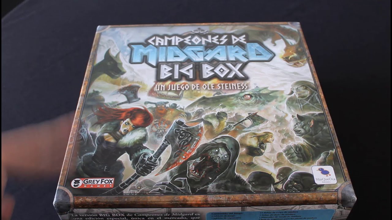 CAMPEONES DE MIDGARD BIG BOX ¿CÓMO SE JUEGA?