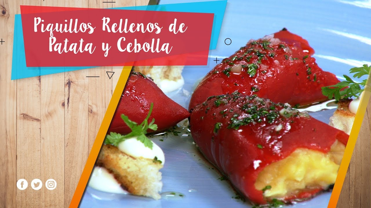 Piquillos Rellenos de Patata y Cebolla / La Pera Limonera