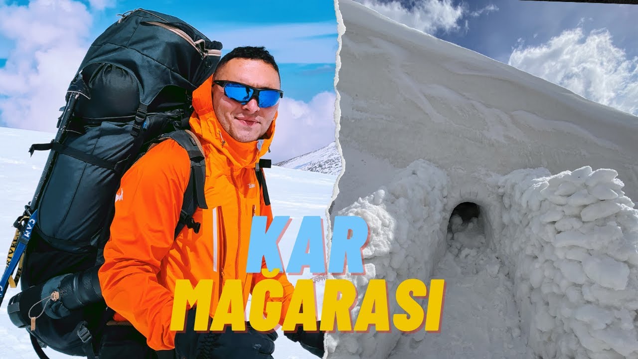 KAR MAĞARASI YAPIP İÇİNDE KALDIK!  SİSTE ZİRVE TIRMANIŞI