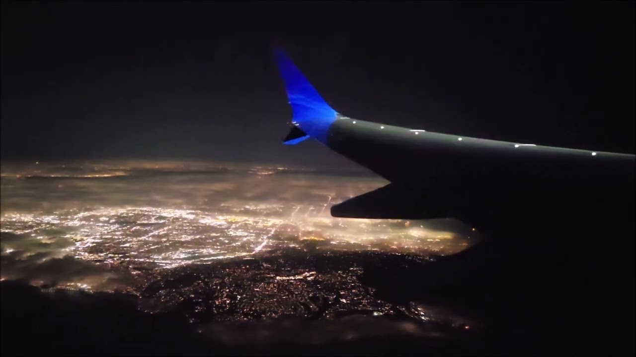 *JULY 4th FIREWORKS OVER LOS ANGELES* — Departing LAX at NIGHT on the FOURTH OF JULY