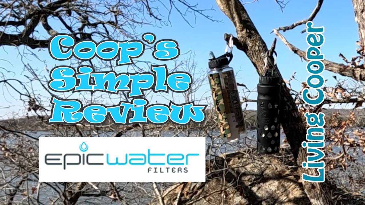 Краткий обзор от Coop: бутылки для воды с фильтрами Epic Water Filters.