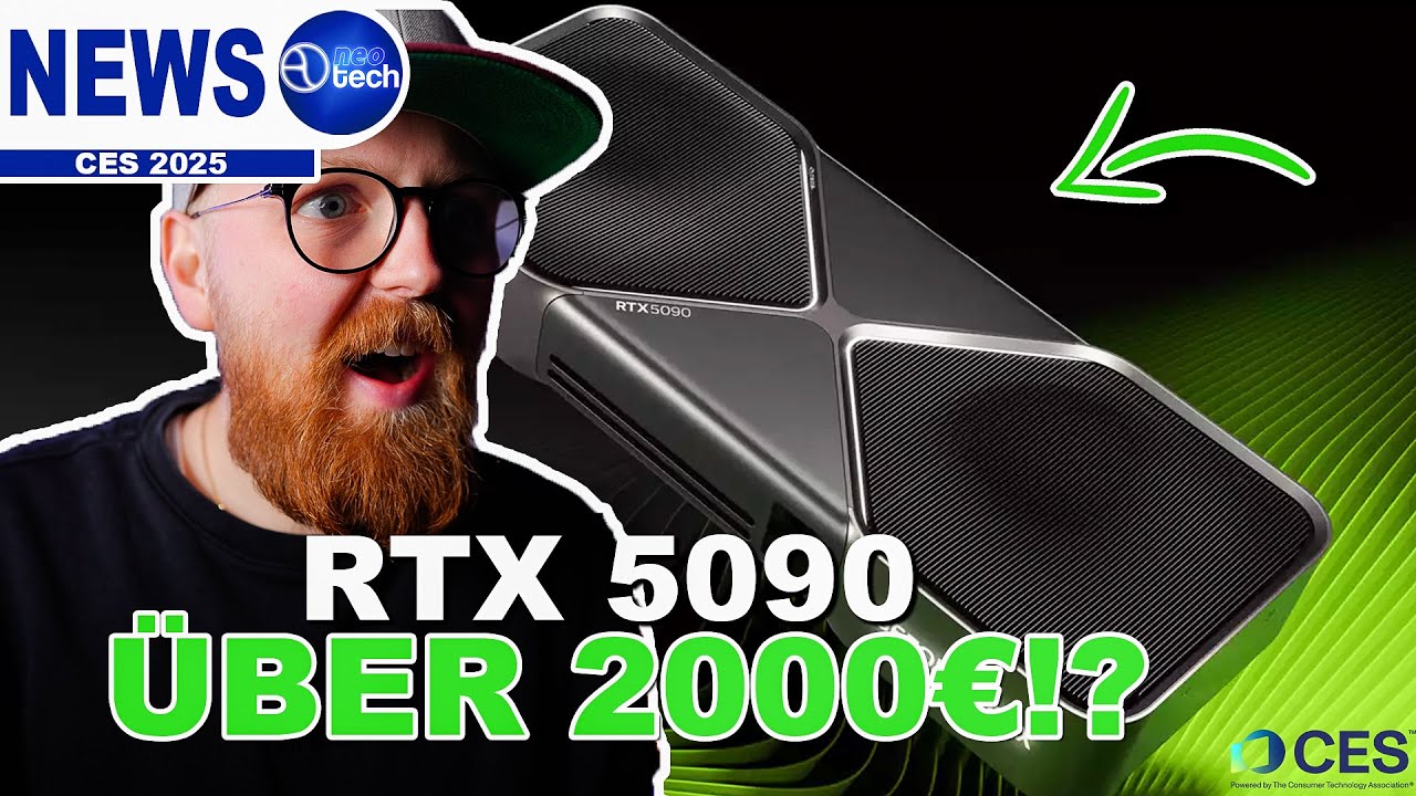 NVIDIA RTX 5090 vorgestellt: Preis, Specs und Highlights von der CES 2025!