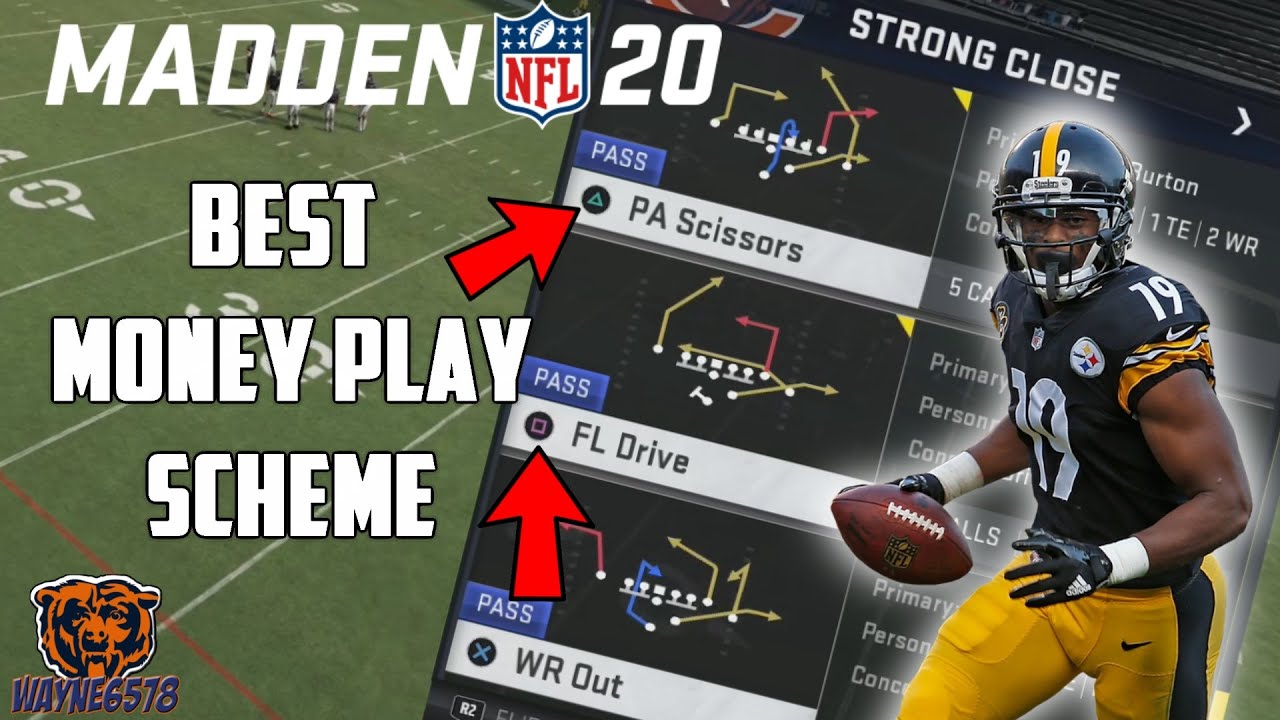 BEST MONEY SCHEME MADDEN 20 - BEST MONEY PLAYS MADDEN 20 - ONE PLAY TOUCHDOWNS - GLITCH PASS PLAYS