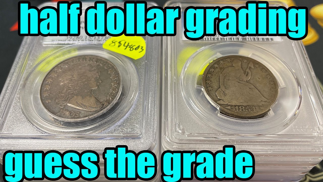 Old Silver Half Dollar Grading Practice - Draped Bust, Seated, Capped Bust, and More Guess the Grade