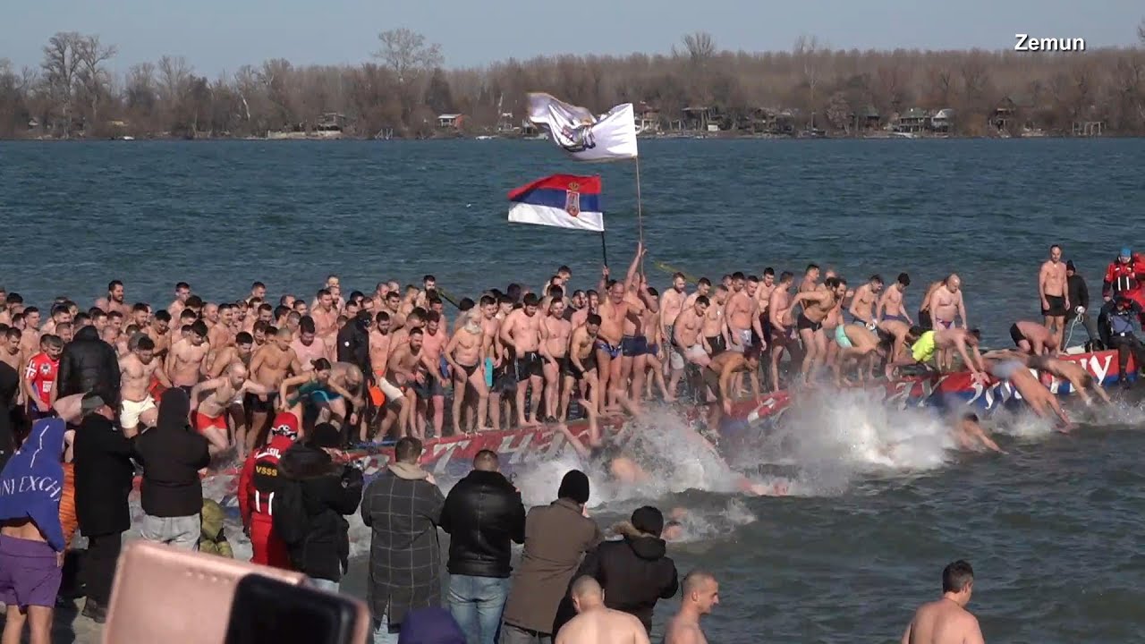 Bogojavljensko plivanje u Zemunu i Ripnju