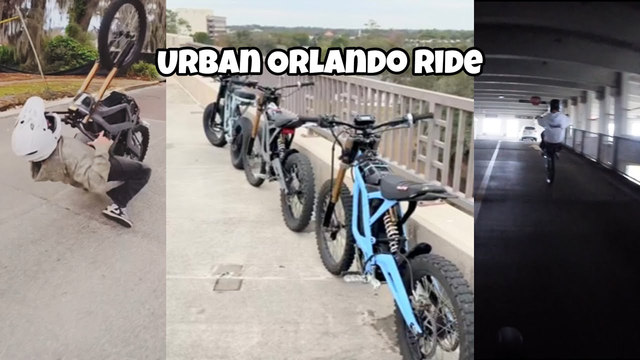Urban Orlando ride #surron #automobile #electricbike #mtb #surronebike #surronster 