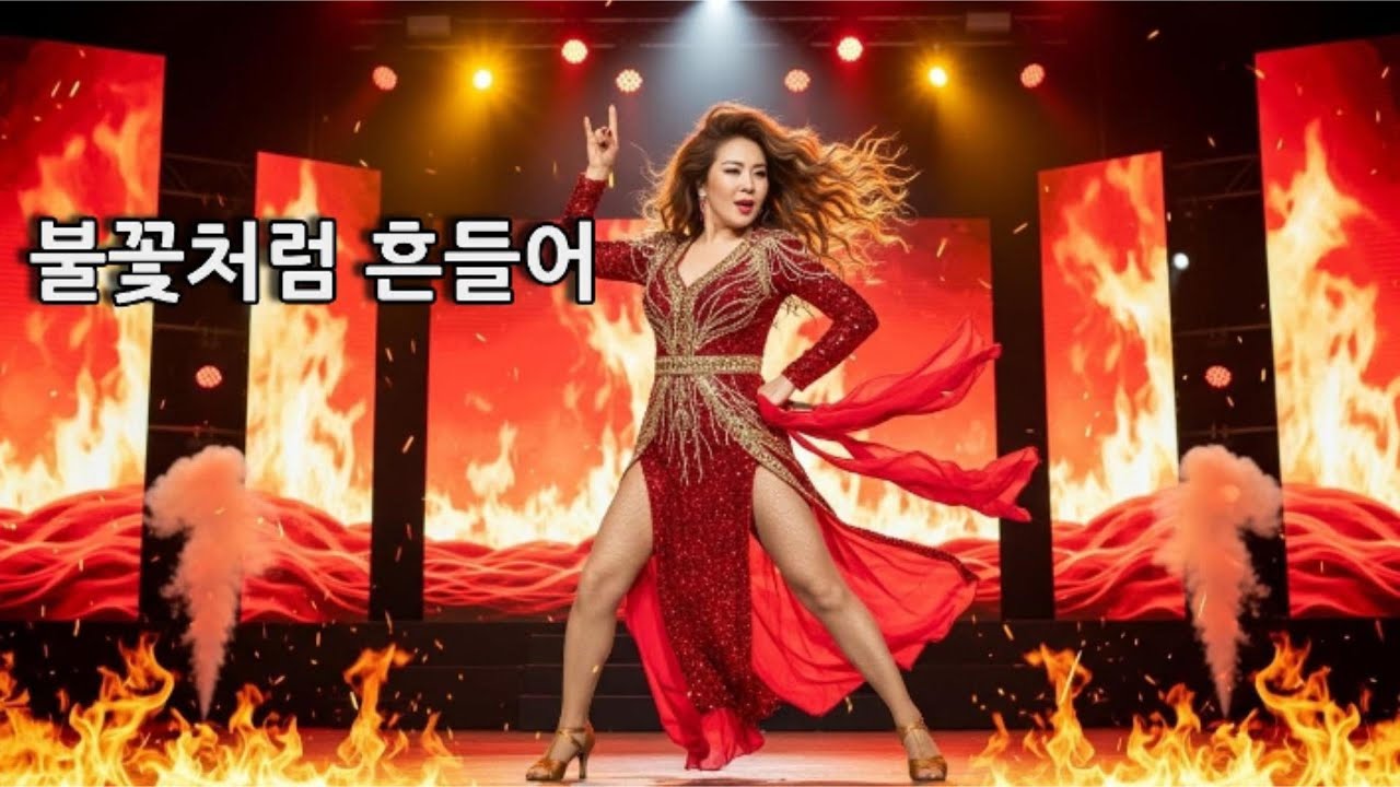 🔥 불꽃처럼 흔들어 | 강렬한 4K 트롯 댄스 무대
