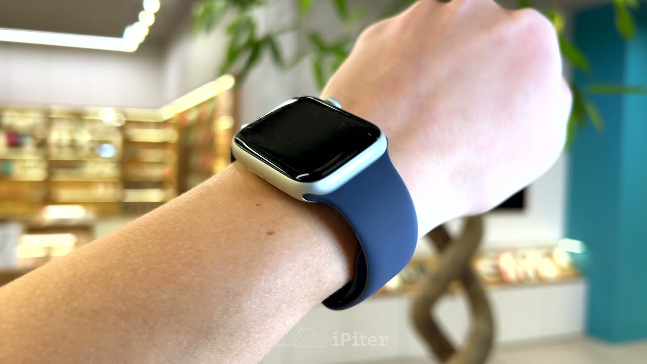 Ремешок Devia Deluxe Series Sport для Apple Watch 40 / 38 мм (Тёмно-синий)