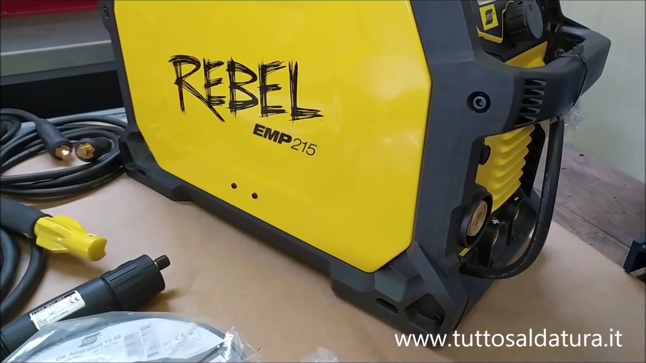 Saldatrice Multiprocesso ESAB Rebel Emp215 ic