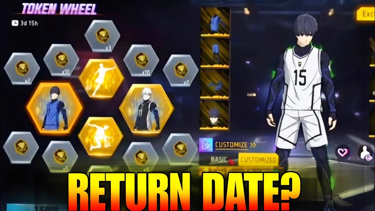 NEXT LUCKY WHEEL EVENTS DATE 🥰BLUE LOCK EVENTS ITEMS RETURN DATE? LOL EMOTE BACK DATE 😋 
