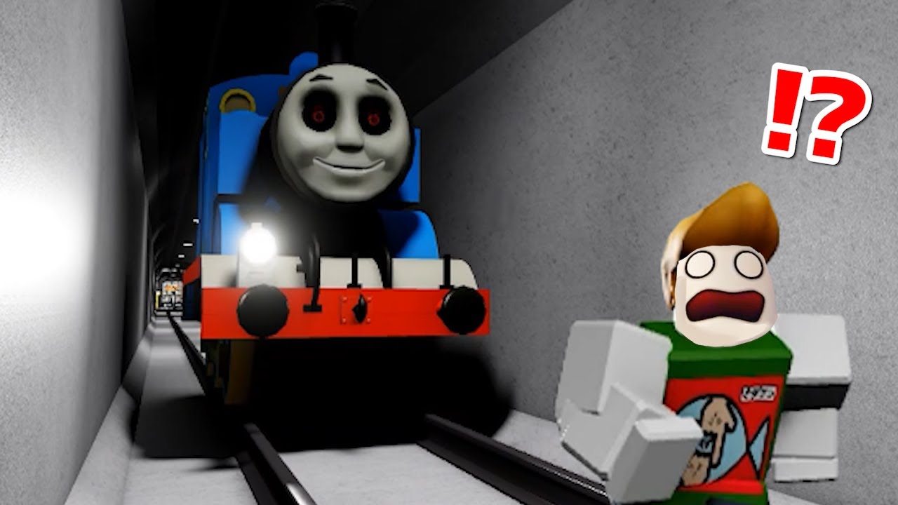 このトンネル怖すぎる…。殺人鬼化したトーマスが追ってくるゲームがヤバい。ロブロックス【ROBLOX】