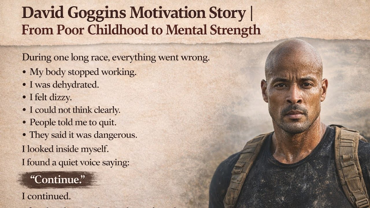 David Goggins Motivation Story | From Poor Childhood to Mental Strength
