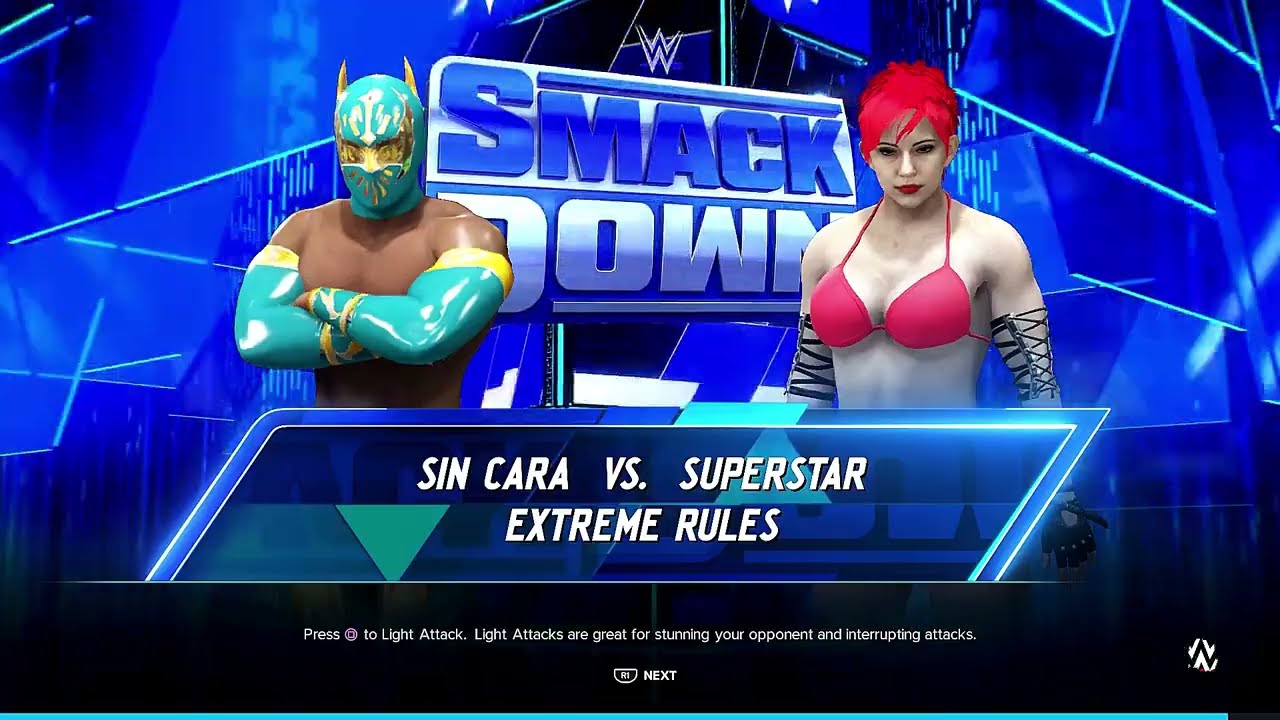 Sin Cara Vs Superstar | WWE | WWE 2K24 | GAME | MjB