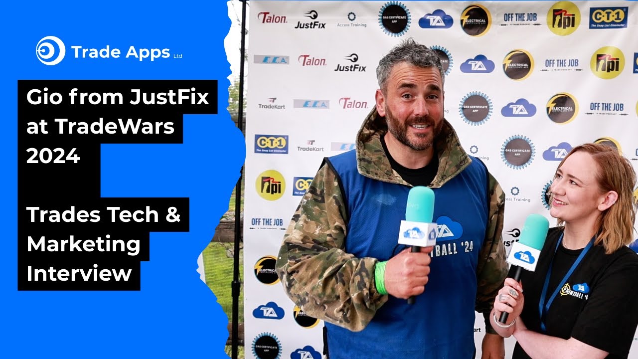 Gio from JustFix at TradeWars 2024 | Trades Tech & Marketing Interview