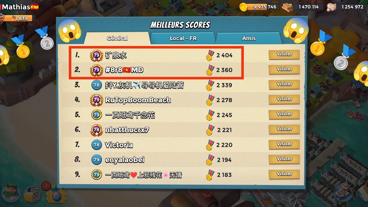 Comment j'ai battu les deux meilleurs joueurs du monde ! 😱🥇🥈