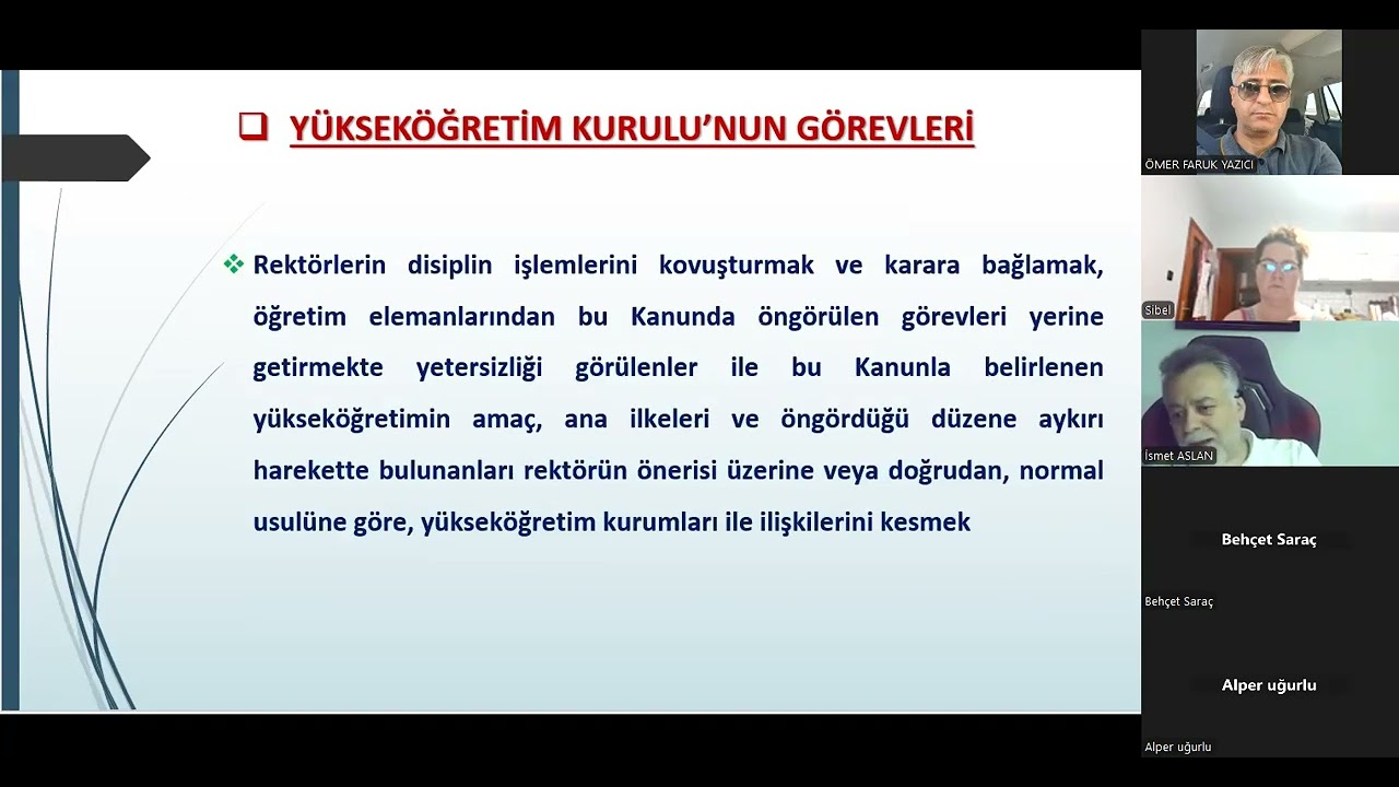 YÜKSEKÖĞRETİM KANUNU 2