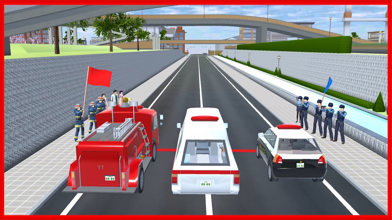 Speed ​​of Priority Vehicles || SAKURA School Simulator