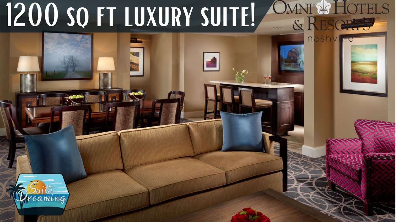 Omni Nashville Luxury Suite - Over 1200 square feet of Luxury