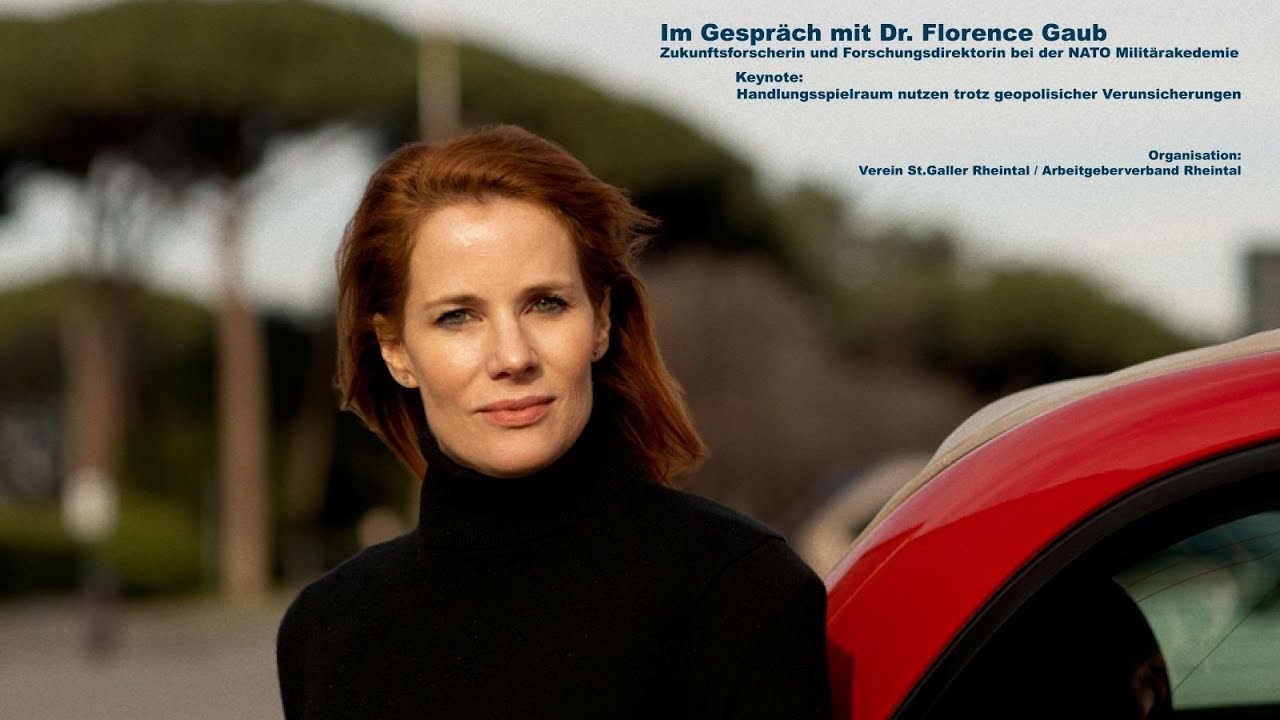 Was globale Machtverschiebungen f&uuml;r Unternehmen bedeuten | Dr. Florence Gaub | Rheintal Dialog 2026