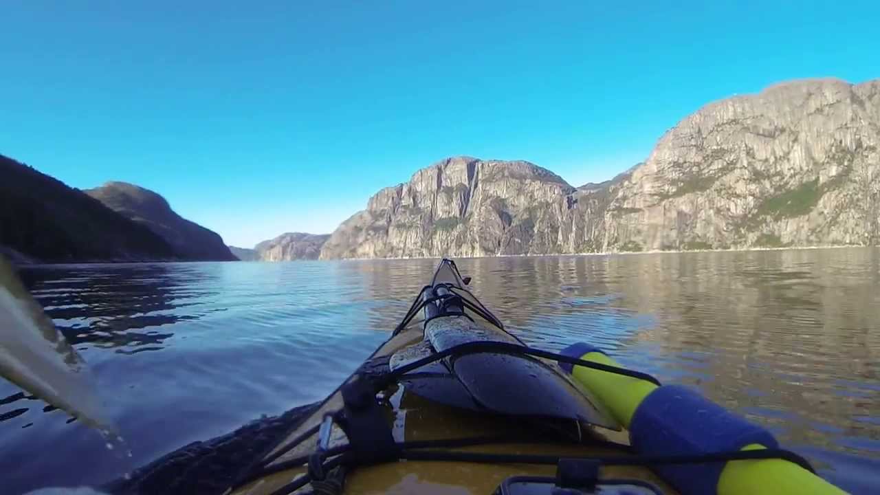 Morning glory. Padling Lysefjord, Norway