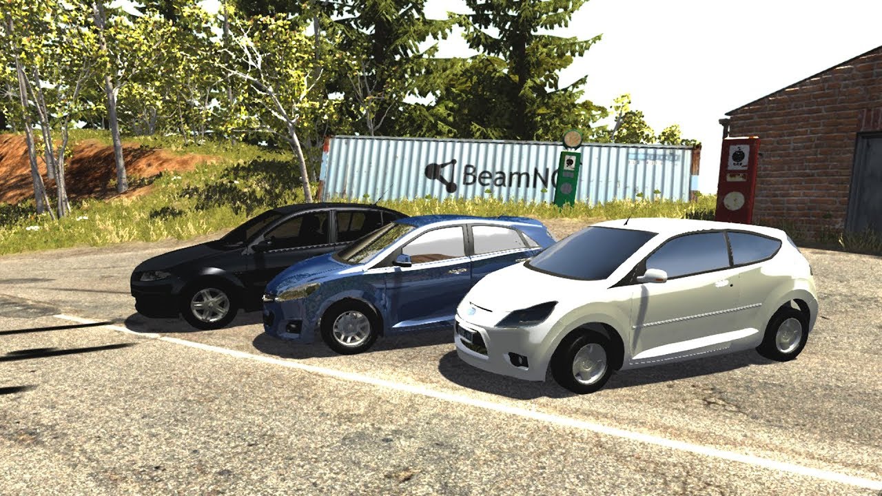 BeamNG.Drive - (NOVO MAPA) DESCENDO A SERRA SEM FREIO! Ford Ka, HB20 e Megane.
